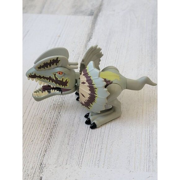 Hasbro 2015 Jurassic Park dilophosaurus scary dinosaur toy figure - Picture 2 of 5